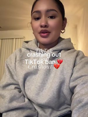 A post by @mariahrdiaz on TikTok caption: TikTok 4ever 🫶🏽 #tiktok #tiktokban #crashout #fyp #fypシ #relatable #thoughts 