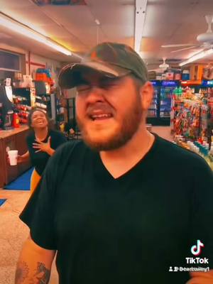 A post by @bearbailey1 on TikTok caption: One of the videos that started it all!! @Luke Combs #cover #fyp #blessed #thankful #singer #beighborhood #family #art #gasstation #unity 