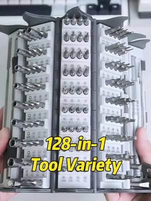 A post by @magibyte0 on TikTok caption: 128 in 1 Magnetic Screwdriver Tool Kit #TikTokShop #ttshop #coolgadgets #toolkit #screwdriver#ConSantanderConecto 