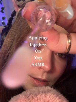 A post by @moo.crew__asmr on TikTok caption: What’s your fav lipgloss right now? 💄💋💤 #asmr #asmrlipgloss #asmrpersonalattention #asmrsounds #asmrvideo 