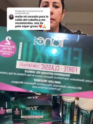 A post by @salonmaite on TikTok caption: Respuesta a @yurielvisferrer #el mejor tratamiento para detener la caída del cabello fitoxil