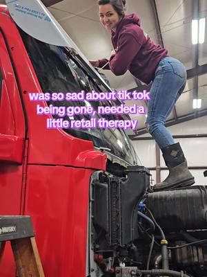 A post by @maryyycarol on TikTok caption: SO glad tik tok is back #dropvisor #freightliner #coronado #shiny #trucktok #foryou #fyp 