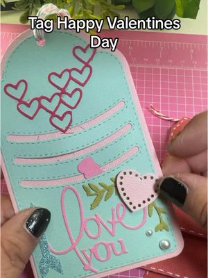 A post by @aly.vaher on TikTok caption: #HappyValentinesDay #Cute #Crafty #Paper #scrapbooking #Pink #fypシ゚viral #fypシ  #Tag