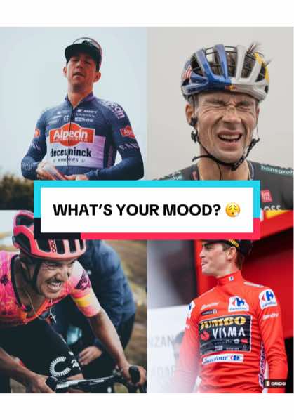 A post by @lavuelta on TikTok caption: #deportesentiktok #ciclismo #lavuelta #mood #monday 