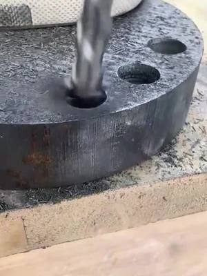 A post by @kristinapopova240 on TikTok caption: Whether it’s steel, concrete, tiles, wood, glass, or stainless steel, it handles them all with ease! #DrillBit #Drilling #PowerDrill #HoleMaking #Woodworking #HardwareTools 