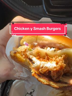 A post by @superjeva on TikTok caption: No me pregunten dónde yo estaba yo sé que salí de Costco de Bayamon y creo que eso era en Toa Baja yo puse Food Truck nearme y vi las fotos y llegué. #smash #chickenburger 