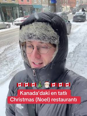 A post by @thunderbora on TikTok caption: Kanada Montreal’de en tatlı Christmas (Noel) restaurants 🇨🇦🎄🎅🏻 #kanada #kanadadayaşam #kanadadayasam #kanadada #kanadadaçalışmak #kanadaçalışma #kanadadakitürkler #kanadadayenihayat #kanadadaiş #kanadamontreal #montreal #montreal #canada #canadalife #noel #christmas 