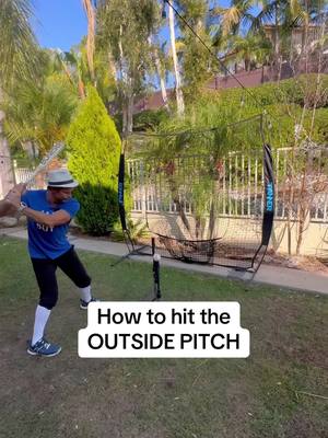 A post by @coachballgame on TikTok caption: How to hit the OUTSIDE PITCH. I didn’t learn this until my senior year of college. Don’t be a cotton headed ninny muggens like me. Grab you one of these Hang Loose Sports TEES and let it rip! @hangloosesports1 