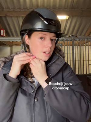 A post by @didianne.k on TikTok caption: Grijs als nieuwe signature kleur 🤝🏼🩶 #kask #lemieux #paardenmeisje #paardrijden #paardensport #horsegirl #equestrian #horseriding #hypostore #equestrianlife 