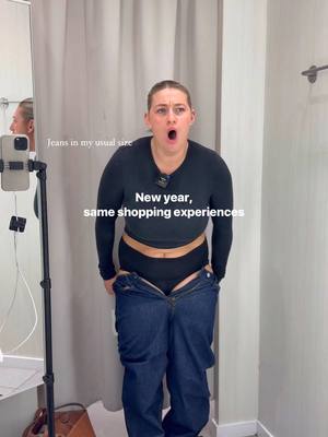 A post by @carys.whittaker on TikTok caption: You are not the problem. I don't think my shopping experiences will change much in 2025 😵‍💫 but knowing my worth doesn't come from a label on my clothing will also not be changing 😌