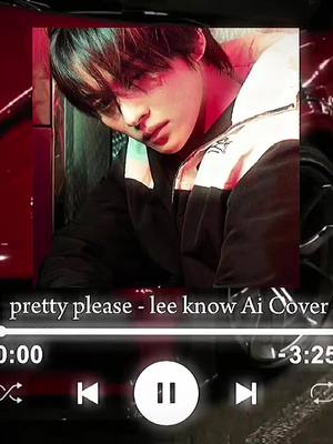 A post by @august_evening on TikTok caption: pretty please #leeknow #straykids #skz #aicover #kpop 