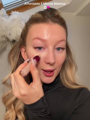 A post by @amelia0livia on TikTok caption: Affordable 5 minute makeup has been mastered! @LOOKFANTASTIC for your gorg beauty buys AD  ❤️ I've also got code AMELIAOLF for some extra money off *exclusions apply ✨ #affordablemakeup #easymakeup #quickmakeup #5minutemakeup #grwm #easymakeuproutine 