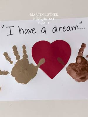 A post by @alexa.nicholee on TikTok caption: “I have decided to stick with love. Hate is too great a burden to bear.” - Dr. Martin Luther King Jr. ❤️ #martinlutherkingday #drmartinlutherkingjr #preschoolcrafts #toddlercrafts #preschoolathome #preschoolactivities #homeschool 