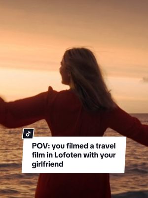 A post by @visualsofjulius on TikTok caption: Filming Lofoten is like a dream🎥 We switched our sleeping rhythm to film the midnight sun for 10 days straight, it was so worth it😍🇳🇴 #Lofoten #travelfilm #travel #filmmaking #cinematic #filmmaker #norway #lofotenislands 