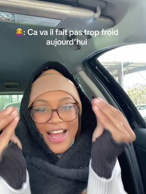 A post by @c.axdy on TikTok caption: J’en perd ma melanine tellement j’ai froid 😭