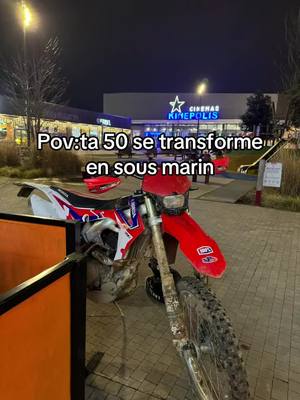 A post by @iro94 on TikTok caption: Marche fort le 50 fast prépa  #50cc#crf#honda#hm#rm#moto#bike