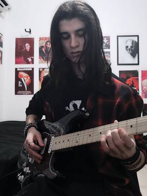 A post by @gabirubernardo on TikTok caption: Life force @Rj Pasin #guitarplayer #metalcore #phonk #donner #donnerartist #hardcore 