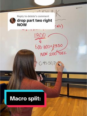 A post by @shelbyrobinss on TikTok caption: Replying to @delete my macros split! 