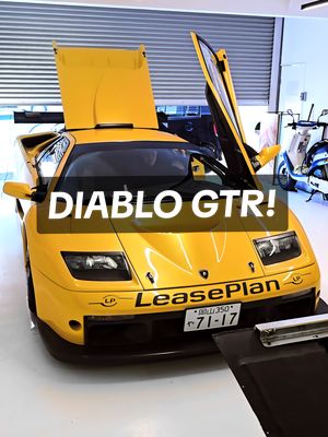 A post by @omgbuilds on TikTok caption: Checking out kazuki_madlane's super rare Diablo GTR! 🤯 | #OMGBUILDS