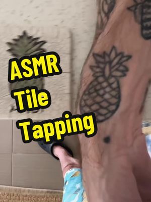 A post by @sissyboyd on TikTok caption: Tap tap tap 🍍 #asmr #asmrsounds #asmrtapping #hawaii #relax #tile #maui 