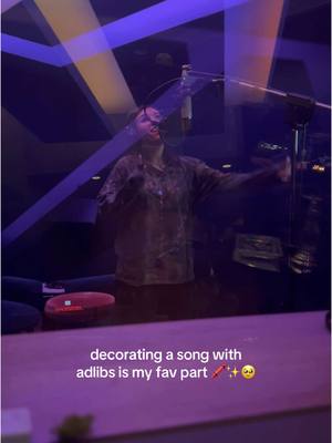 A post by @annietracymusic on TikTok caption: Back in the studio and it feels so magical 🥹🦋✨  #newmusic #fyp #singing #vocals #riff #annietracy #music 