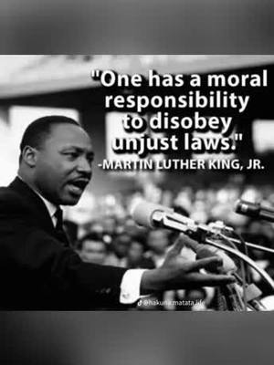 A post by @ateacherthoushallnottry on TikTok caption: Dr. Martin Luther King Jr. wasn’t just about ‘I Have a Dream’—he had some real hot takes on society. Here’s one that might ruffle a few feathers: ‘We must rapidly begin the shift from a ‘thing-oriented’ society to a ‘person-oriented’ society. When machines and computers, profit motives, and property rights are considered more important than people, the giant triplets of racism, extreme materialism, and militarism are incapable of being conquered.’ So yeah, while we’re busy chasing the latest tech and pretending money solves everything, MLK was over here calling out the root problems. Let’s try to be more human-focused, folks—machines and money can wait. #MLK #RevolutionaryThoughts #Priorities#inaugurationday 