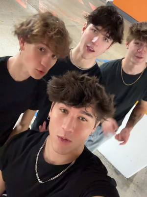 A post by @ethanwilsonofficial on TikTok caption: Best group on Tik Tok @trav 🕷️ @Brandon Houle @Logan🖤 