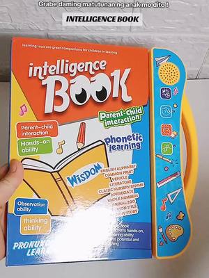 A post by @nanashopfinds on TikTok caption: Highly recommend lalo na kung may toodler ka na ! Best budol talaga deserve ng baby ko❤ #intelligencebook #intelligencetoy #babybook #bookforkids #kids #book #learning #fyp #foryou #foryoupage 