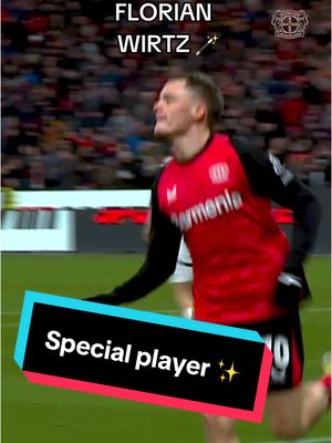 A post by @bayer04 on TikTok caption: Special. 🪄 @FloWirtz #Bayer04 #Bundesliga 