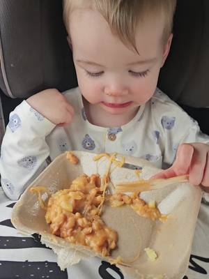 A post by @gemmafitzmartin on TikTok caption: @spudlad I think Noah approves of his 1st Spudlad potato 🙌🥳 