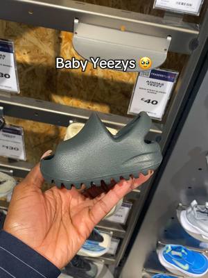 A post by @sportsdirect on TikTok caption: The cutest!! #yeezy #adidasyeezy #babyyeezys #sportsdirect #yeezys 