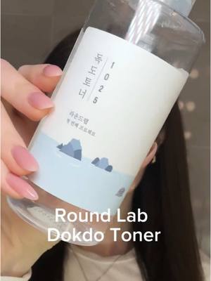 A post by @likeskin on TikTok caption: #stitch with @lada round lab dokdo 1025 toner 