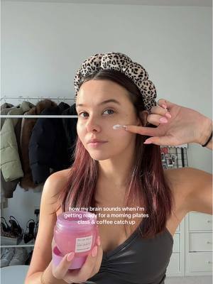 A post by @laurieelle on TikTok caption: girl therapy 🩰👸🏻 #skincare #grwm 