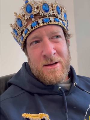 A post by @stoolpresidente on TikTok caption: Breaking News: I will not be giving Ohio State my crown.   #GoBlue #extendryanday