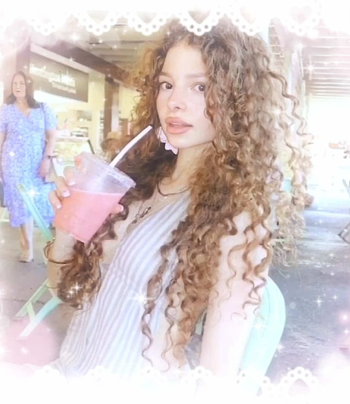 A post by @teacuwp on TikTok caption: @sundaykalogeras | can you find demitra & eliana? 👸 . . #foryoupage #milkshakesandcateyes #transitionedit #vspeditor #sundaykalogeras #elianakalogeras #demitrakalgoleras #kalogeras #teacuwp #xzybcafyp  @claire🌠 
