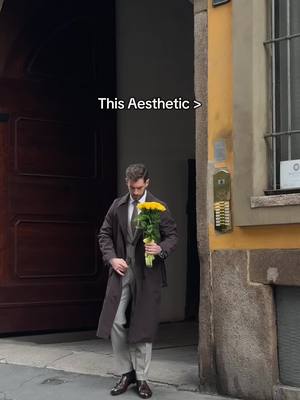 A post by @huntervought on TikTok caption: Flowers for my wife on a random Tuesday! 🤌 #mensfashion #suits #happywifehappylife #gentleman 