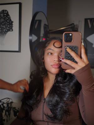 A post by @kirahominique on TikTok caption: 2025 has been a journey so far , but gotta keep my hair laid #quickweave 