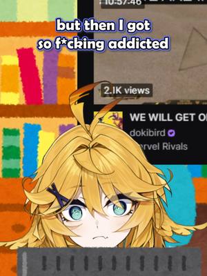 A post by @dokibird on TikTok caption: In too deep #vtuber #vtuberclips #envtuber #dokibird #fyp #fypシ゚ #dooby #marvelrivals