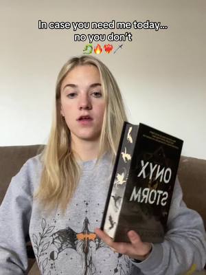 A post by @abi.reads2 on TikTok caption: You will not be seeing me this business day #BookTok #fantasybooks #onyxstorm 