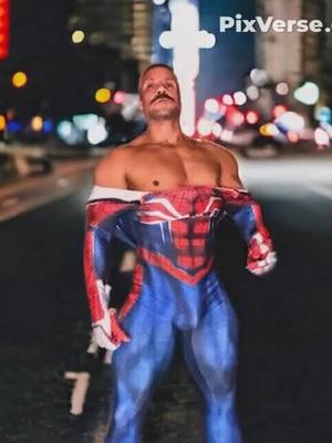 A post by @buenoenrique on TikTok caption: Aquí su vecino amigable Spider-Man