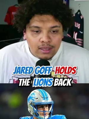 A post by @joelvmoran on TikTok caption: Jared Goff is holding back the Lions #jaredgoff #detroitlions #nfl 