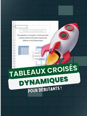 A post by @tutosurexcel on TikTok caption: 📊 Introduction aux tableaux croisés dynamiques (TCD) pour débutants ! Tu te demandes à quoi servent les tableaux croisés dynamiques dans Excel ? Dans cette vidéo, je te montre comment passer d’un simple tableau de données à un outil d’analyse puissant qui répondra à toutes tes questions en un rien de temps. 🚀✨ Avec un TCD, tu pourras analyser facilement la performance de tes fournisseurs, de tes produits ou suivre l’évolution de ton chiffre d’affaires. C’est simple, rapide, et indispensable pour des analyses efficaces ! 💡 Regarde cette vidéo pour créer ton premier tableau croisé dynamique et simplifier tes analyses de données. Et dis-moi en commentaire si tu veux en savoir plus sur leurs fonctionnalités avancées ! 👍🎥 #campusexcel #formationexcel #automatisation #travaillefficace #exceltips #exceltutorial #apprendreexcel #education #excel 