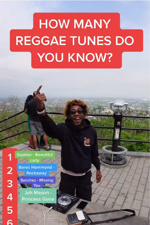 A post by @djnatural.wav on TikTok caption: The couple in the back are paid actors 😭😭 #jamaicantiktok #reggaemusic #djnaturalwav 