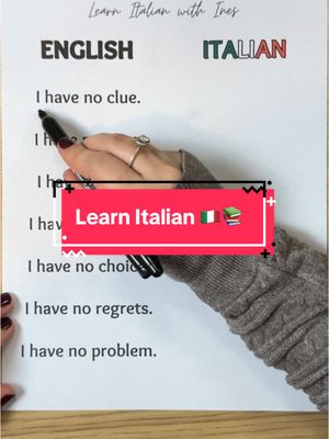 A post by @ines.tutoring on TikTok caption: Learn Italian 🇮🇹📚