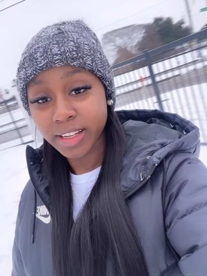 A post by @theyhatenish_ on TikTok caption: Too colddddd ona b*tch🤣❄️ #fyp #snow #cold 