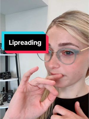 A post by @chrissymarshall_ on TikTok caption: I need to see your face! Even so only 30-40% of English can be lipread 💕#Deaf #lipreading #hardofhearing #deafawareness 