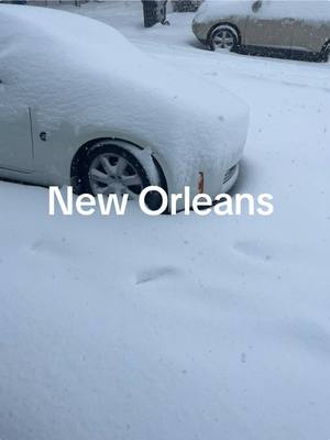 A post by @rowzay504 on TikTok caption: #neworleans #foryou #fyp #foryoupage #snowboarding #snowday #snowman #cajun #creole #winter #coldweather #fypシ #explor #public #504 #louisiana 