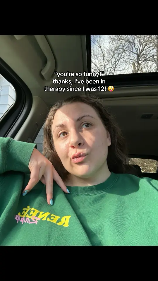 A post by @sarahaliceliddy on TikTok caption: still mentally ill but defs emotionally intelligent ✌🏻 #youresofunny #MentalHealth #mentallyill #anxiousgirlproblems 