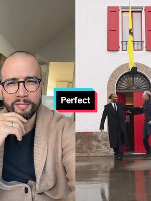 A post by @fashionably_political on TikTok caption: #duet with @CANAL+ SPORT #SportsTikTok molto benne! #ferrari #lewishamilton 