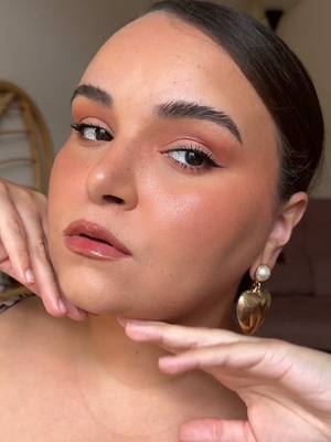 A post by @kyladrichardson on TikTok caption: recreating @Selena Gomez makeup with @Rare Beauty products #selenagomez #selenagomezmakeup #rarebeauty #makeuptutorials 